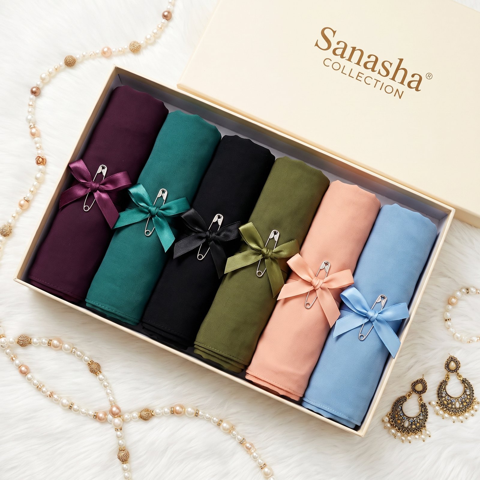 Customized Hijab Box - Sanasha Collection